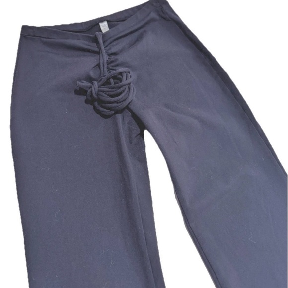 Alo Yoga Waist Cinching Black Flared Leggings Size Medium - Picture 4 of 9